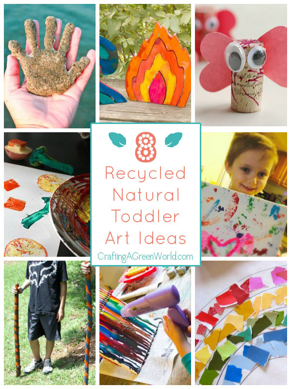 8 Natural + Recycled Art Projects for Kids (toddler edition!)