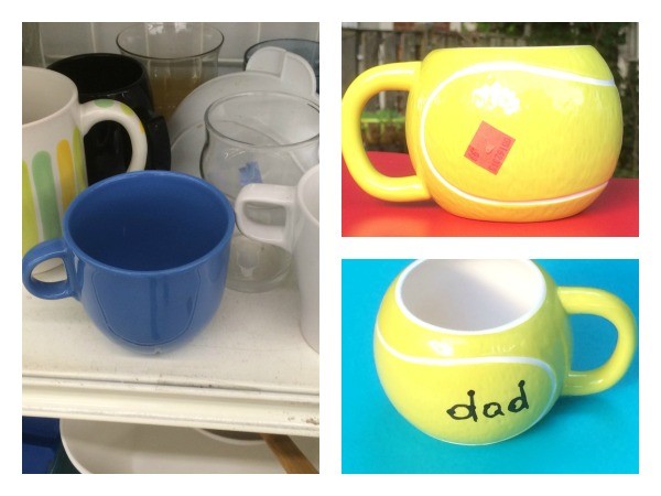 This adorable Father's Day craft only cost a buck! And you only need two supplies to make it. It's time for a mug makeover for dear old dad!