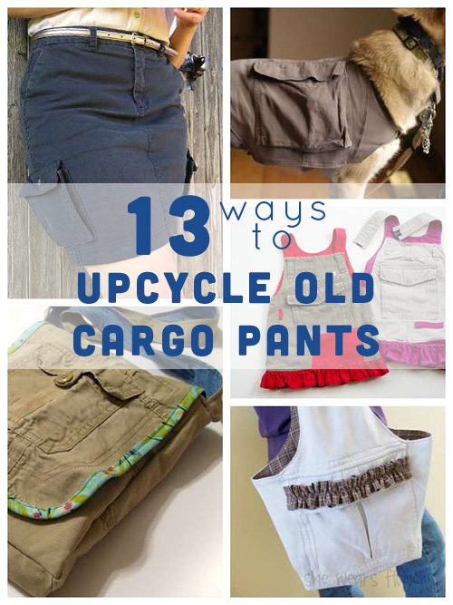 Here are my favorite ways to upcycle your cargo pants!