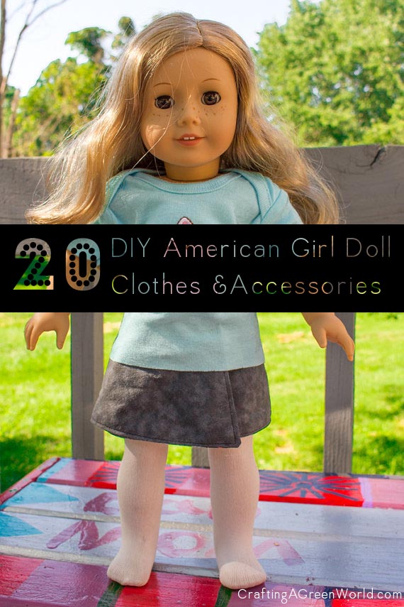 You don't have to spend a ton of money on clothes for your kid's American Girl dolls. Make these DIY American Girl Doll clothes and accessories instead!