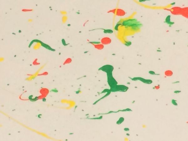 Do you love the '80s? Grab some neon paint because we're going back in time to show you how to splatter paint. Totally rad!