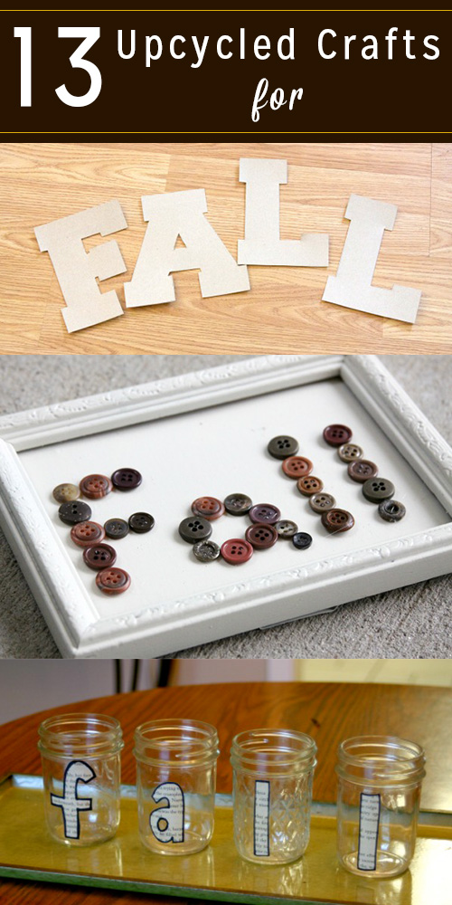 Here are some of my favorite upcycled fall crafts that you can make right now.