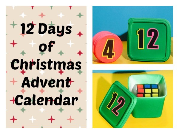 25 days? Who has time for that? A 12 Days of Christmas Advent Calendar is something we all have time to craft up! So let's do this!!!