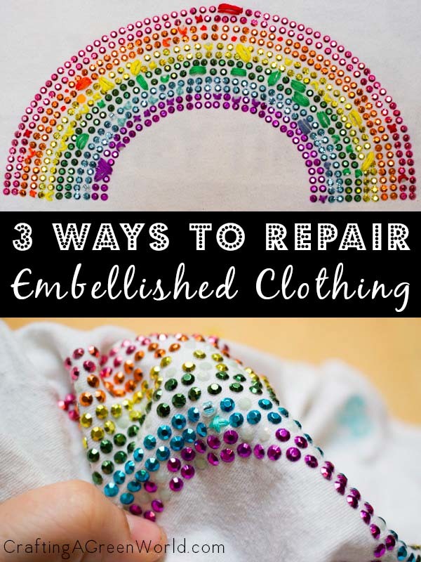 Here are 3 methods to repair embellished clothing, so it looks good as new!