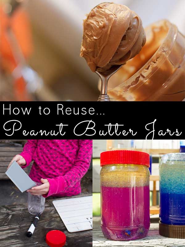 If you have kids, chances are you go through lots of peanut butter. Here's how to reuse a peanut butter jar instead of tossing it.