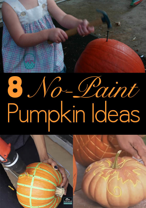 It's fall! And that means Halloween is coming! And that means it's time for pumpkin decorating ideas!