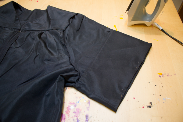 Make a Hogwarts Robe from a Graduation Gown