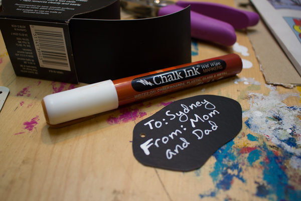 How to Make Reusable Chalkboard Gift Tags
