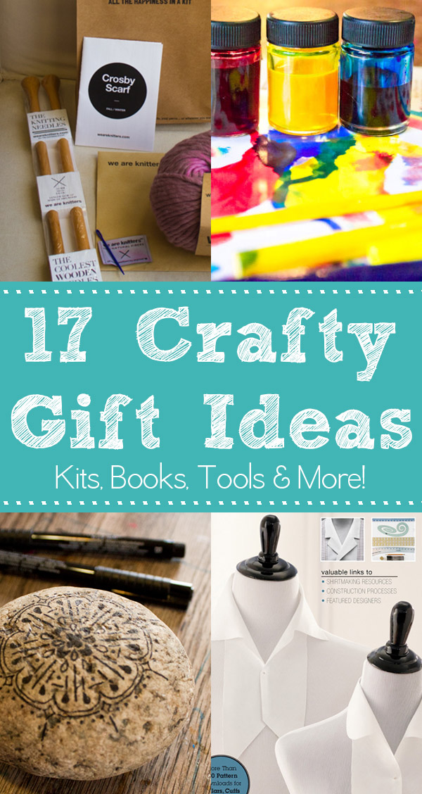 Great gift ideas for crafters on your list. Some are store-bought, some are handmade, and we have suggestions for a wide range of crafty uses. 