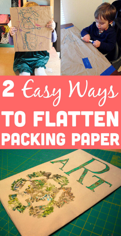 How to Reuse Brown Packing Paper - Crafting a Green World
