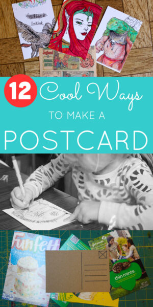Homemade Postcards, 12 Ways - Crafting a Green World