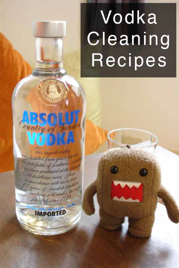 A little for the counters, a little for the person cleaning the counters. Vodka combines some of the best properties from many other green cleaning pantry staples. Try these simple vodka cleaning recipes.