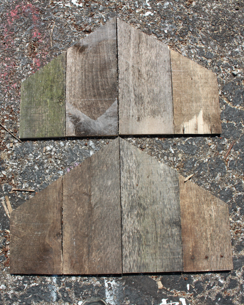 cut wood pallets