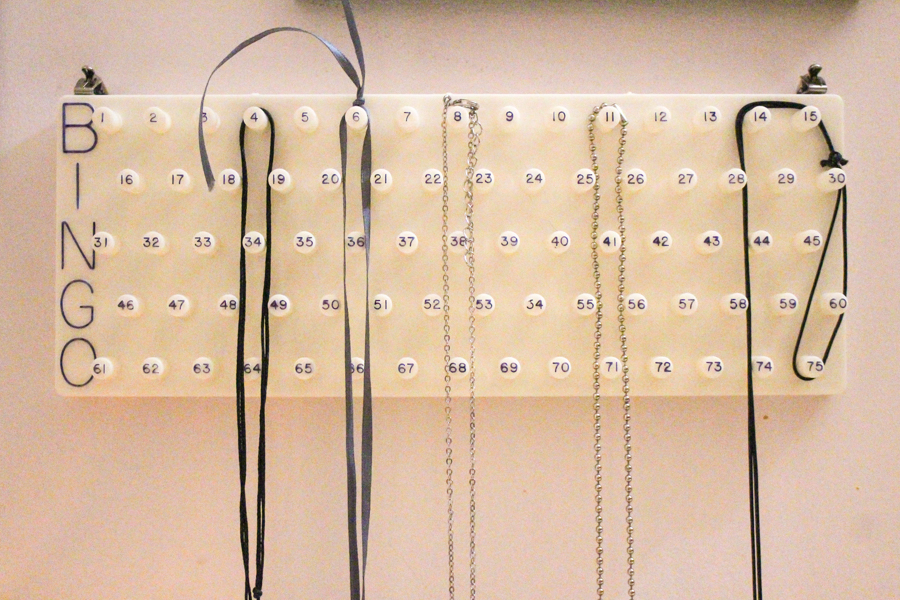 I Made A Jewelry Organizer From A Vintage BINGO Game • Crafting a Green ...