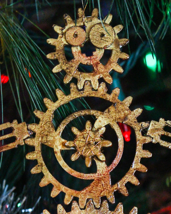 finished steampunk ornament