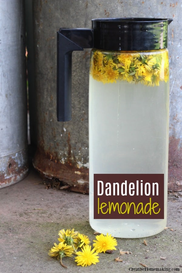 Dandelion Lemonade via Creative Homemaking