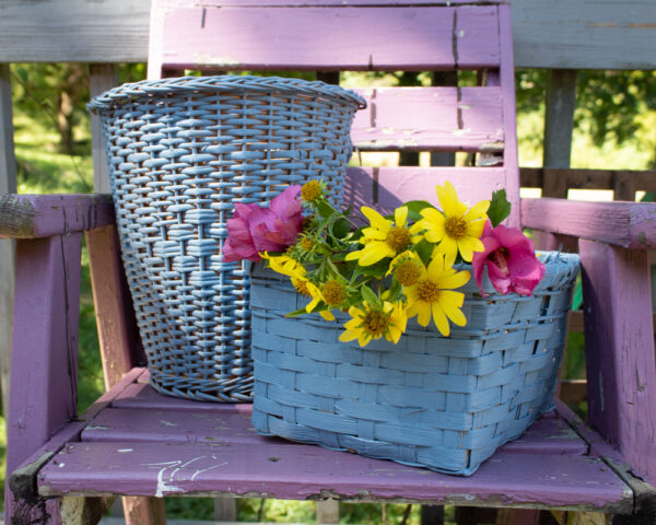How to Repaint Wicker Baskets