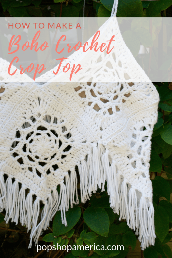 Crochet Crop Top from Pop Shop America