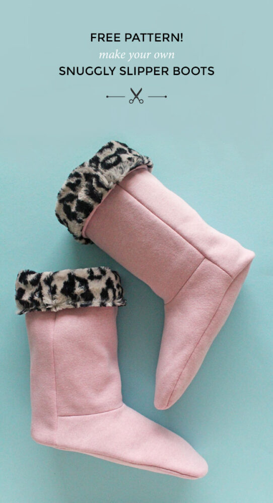 Snuggly Slipper Boots by Tilly and the Buttons