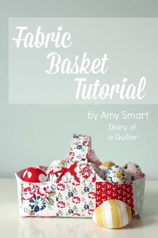 fabric Easter basket via Diary of a Quilter