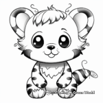 A Detailed Ornamental Cat Bee Coloring Pages 4