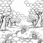 A Forest of Honeycomb Coloring Pages 4