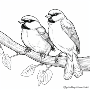 Chickadee Coloring Pages - Free &amp; Printable!