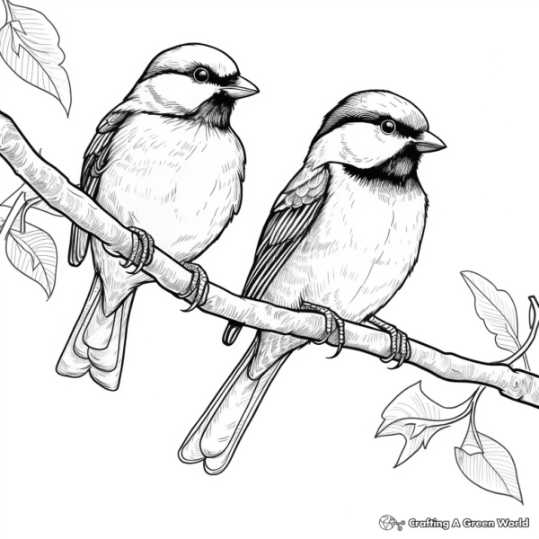Chickadee Coloring Pages - Free &amp; Printable!