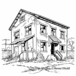 Abandoned Building Coloring Pages 3