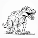 Abstract Art Ceratosaurus Coloring Pages 2