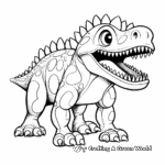 Abstract Art Ceratosaurus Coloring Pages 3