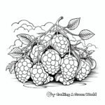 Abstract Artistic Blackberry Coloring Sheets 4