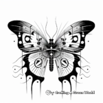 Abstract Butterfly Coloring Pages for Art Lovers 3