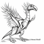 Abstract Deinonychus Coloring Pages: An Artistic Adventure 3