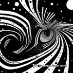 Abstract Galaxy Swirl Coloring Pages 4