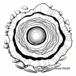 Abstract Geode Art Coloring Pages 3