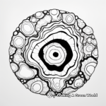 Abstract Geode Art Coloring Pages 4