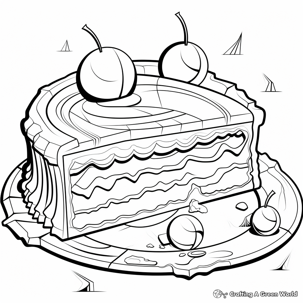 Abstract Pumpkin Pie Coloring Pages for Artists 4