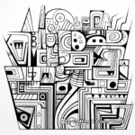 Abstract Trapezoid Art Coloring Pages 4