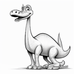 Action-Packed Apatosaurus Coloring Pages 2