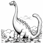 Action-Packed Apatosaurus Coloring Pages 4