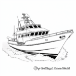 Action-Packed Coast Guard Boat Coloring Pages 3