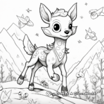 Action-Packed Deerling In A Battle Coloring Pages 1