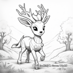 Action-Packed Deerling In A Battle Coloring Pages 4