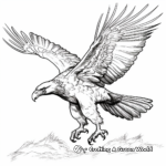 Action-Packed Eagle Coloring Pages 2