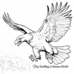 Action-Packed Eagle Coloring Pages 4