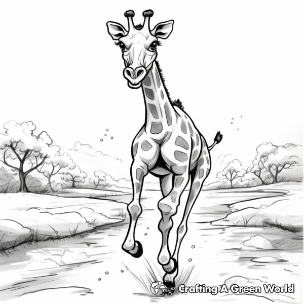 Giraffe Coloring Pages - Free &amp; Printable!
