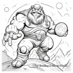 Action-Packed Orcus Planet Coloring Pages 2