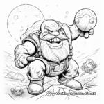 Action-Packed Orcus Planet Coloring Pages 3