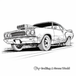 Action-Packed Plymouth Road Runner Coloring Pages 4